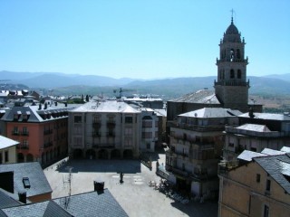 Ponteferrada : vue de la ville haute