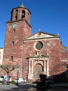 Vue du village de Prades (Catalogne)