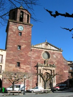 Vue du village de Prades (Catalogne)