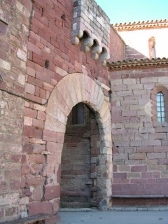 Vue du village de Prades (Catalogne)
