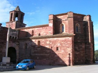 Vue du village de Prades (Catalogne)