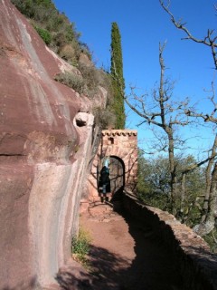 Vue du village de Prades (Catalogne)