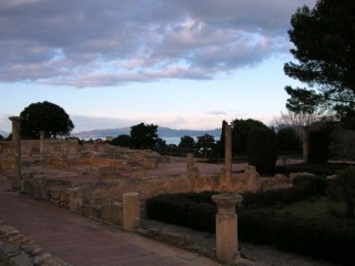 Coucher de soleil sur Ampurias