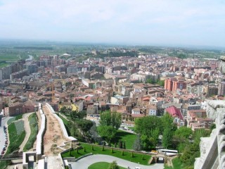 Lérida (Catalogne) - Vue de la ville de Lérida... Lérida (Catalogne) - Vue de la ville de Lérida...