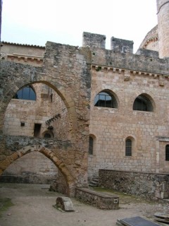 Vue du monastère de Santes Creus (Catalogne)