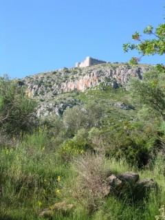 Château de Toroella-de-Montgri :vue... Château de Toroella-de-Montgri :vue...