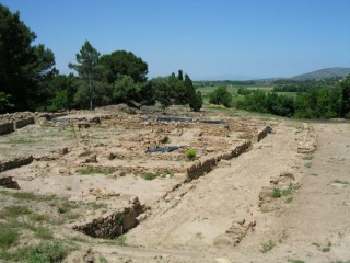 Ullastret : vue des ruines du village antique Ullastret : vue des ruines du village antique