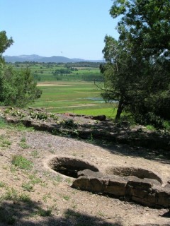 Ullastret : vue des ruines du village antique Ullastret : vue des ruines du village antique