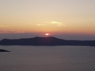 Coucher de soleil pris de Fira
