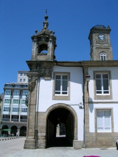 LUGO : photo du bâtiment de l'Ayuntamiento...