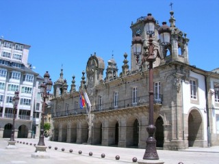 LUGO : photo du bâtiment de l'Ayuntamiento