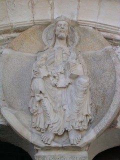 LUGO : photo du Christ en majesté roman dans la...