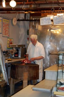 Le boucher à la canée