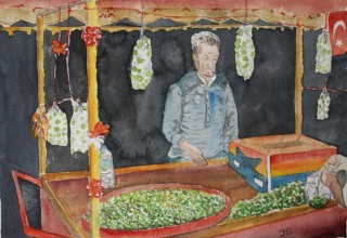 Le vendeur d'olives