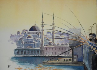 Les pêcheurs de Galata Les pêcheurs de Galata