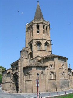 SANGUESA : Photo de la ville de Sanguesa (Navarre)