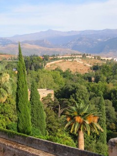 Les montagnes à l'horizon
