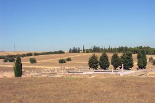 Photo de la cité romaine d'Italica près de... Photo de la cité romaine d'Italica près de...