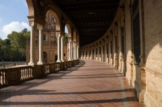 Photo de la Plaza de España à Séville... Photo de la Plaza de España à Séville...