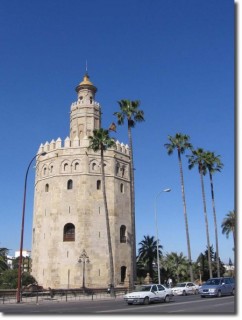 Photo de la Torre de Oro à Séville (Andalousie)