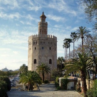 Photo de la Torre de Oro à Séville (Andalousie)