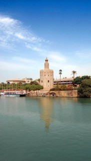 Photo de la Torre de Oro à Séville (Andalousie)