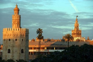 Photo de la Torre de Oro à Séville (Andalousie)