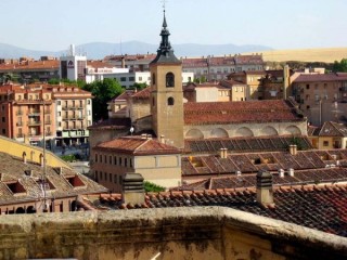 Vue sur les toits de la ville