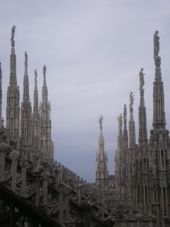Sur le toit de la cathédrale