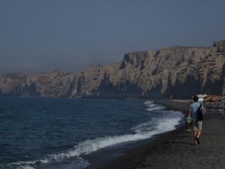 Vlichada beach falaises 1
