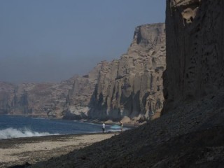 Vlichada beach falaises 2