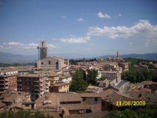 Vue de la place d'Italie