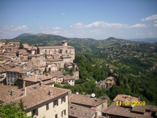 Vue des hauteurs de Pérouse