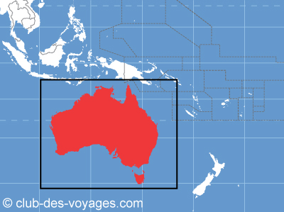 Situation de l'Australie