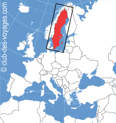 Situation de la Suède