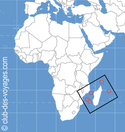 Situation des Îles éparses françaises