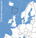 Situation des iles Féroé