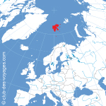 Situation des iles Svalbard (Spitzberg)